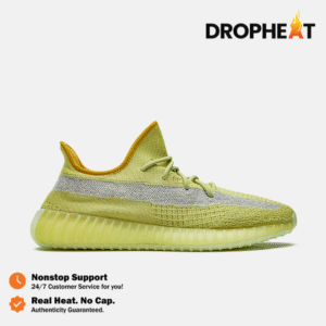Sepatu Adidas Yeezy 350 Boost V2 Marsh Lime Yellow Sneakers Authentic
