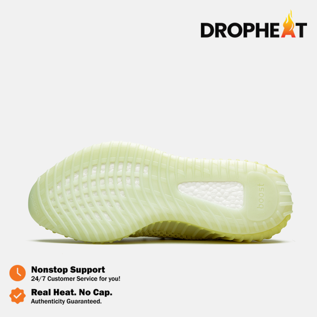 Sepatu Adidas Yeezy 350 Boost V2 Marsh Lime Yellow Sneakers Authentic - Image 3