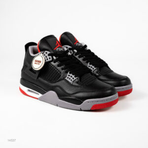 Sepatu Nike Air Jordan 4 Retro Bred Reimagined Sneakers Authentic