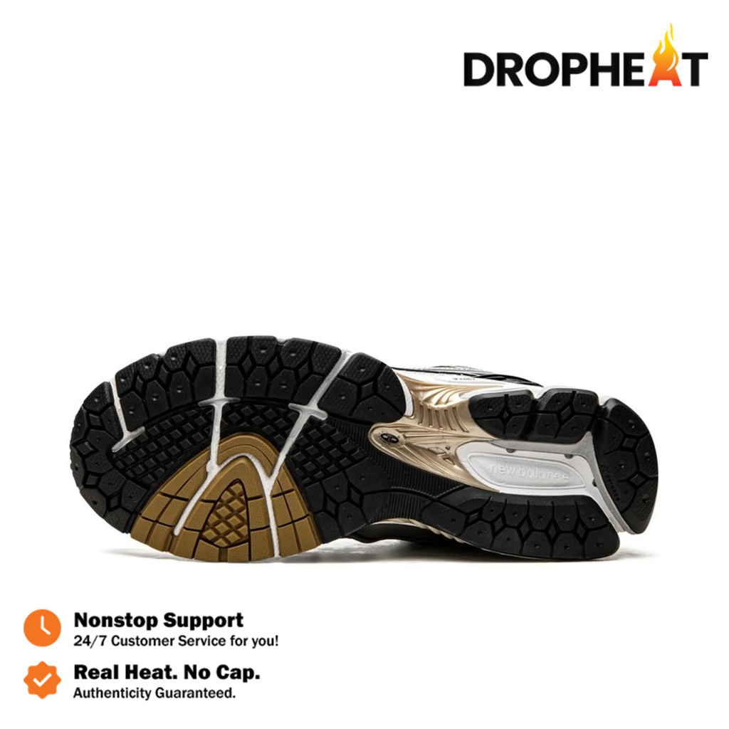 Sepatu New Balance 1906R White Gold Metallic Sneakers Authentic - Image 4