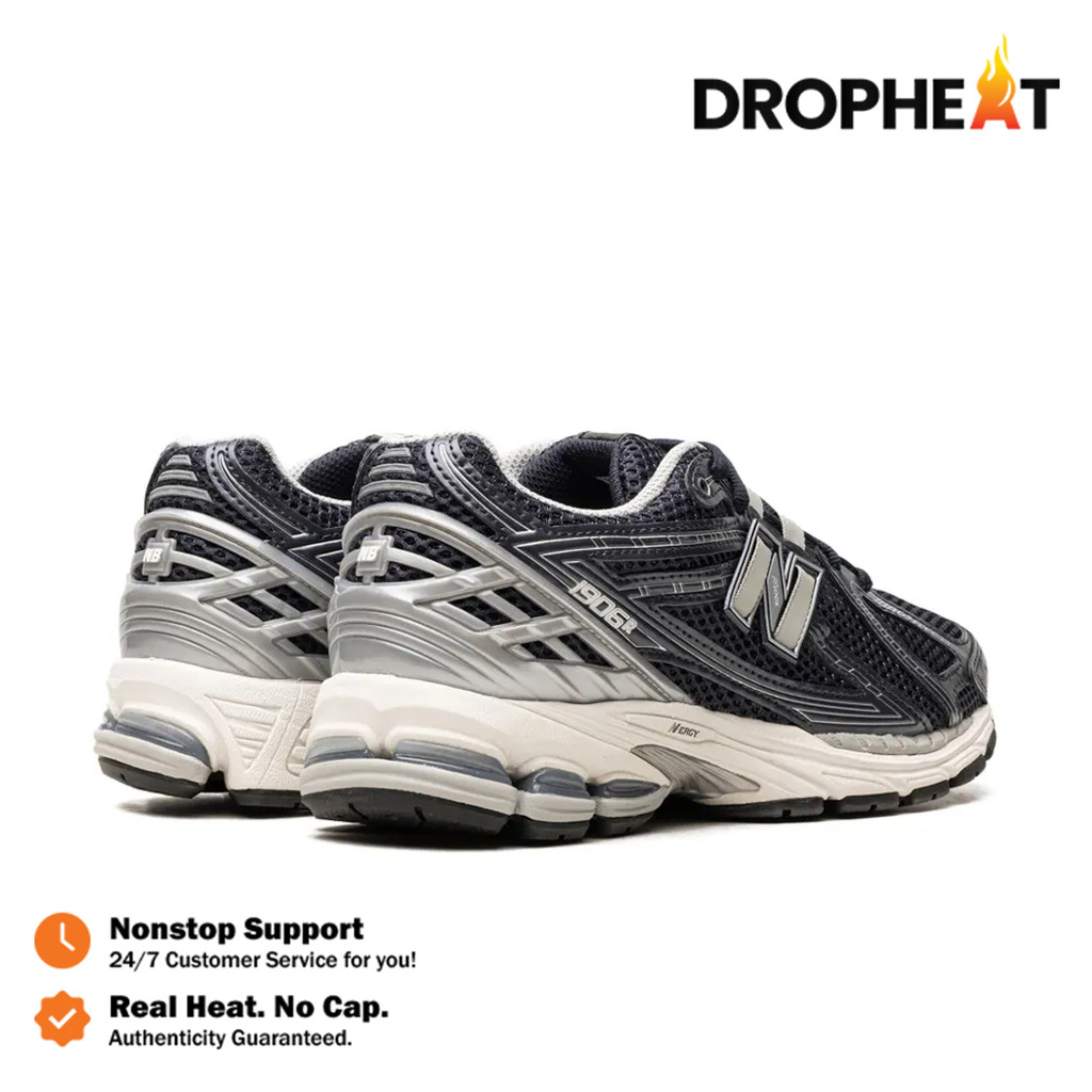 Sepatu New Balance NB 1906R Eclipse Blue Navy Silver Sneakers Authentic - Image 4