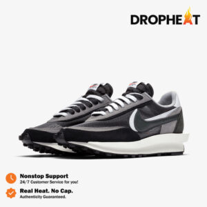 Sepatu Nike Sacai LD Waffle Undercover Black Grey White Sneakers Authentic