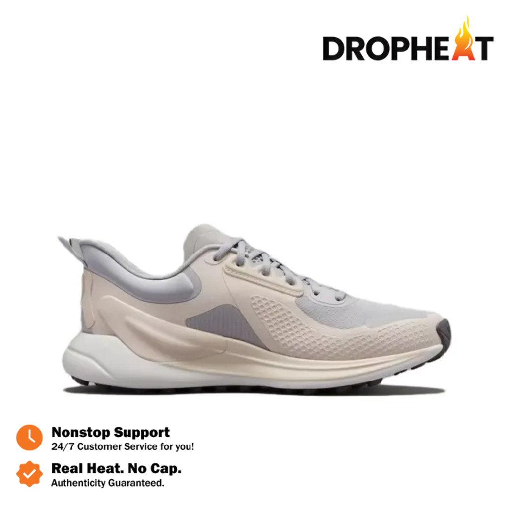 Sepatu Lululemon Gray Cream Grey Blissfeel Trail Sneakers Authentic - Image 2