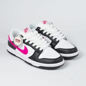 Nike Dunk Low Obsidian Fierce Pink Magenta Black White Authentic