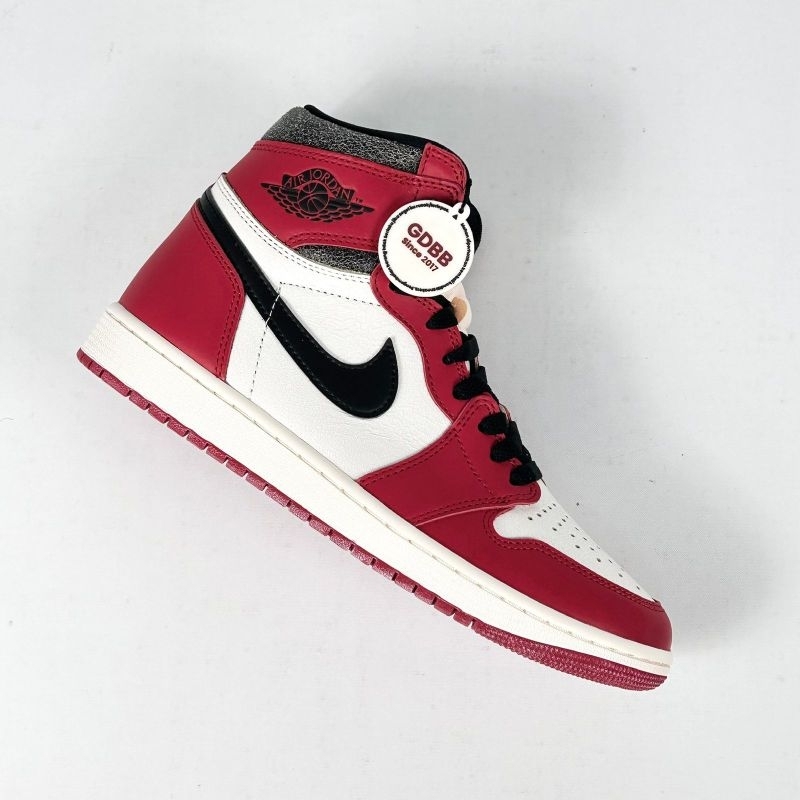Nike Air Jordan 1 High Chicago Lost And Found 2022 Red White Black Authentic - Image 5