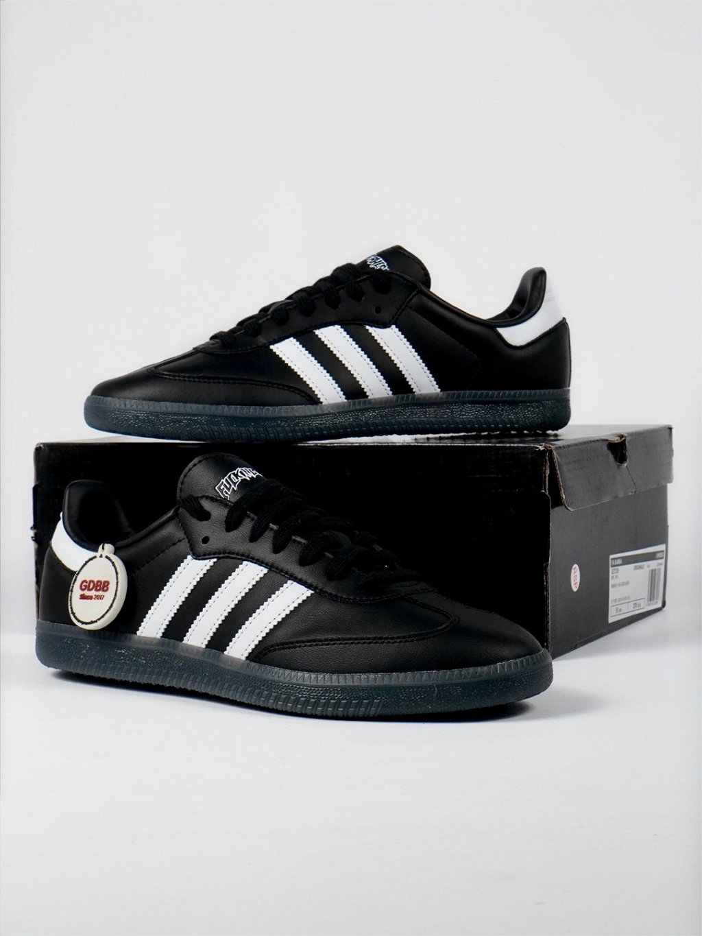 Sepatu Adidas Samba OG Fucking Awesome FA Black Sneakers Casual Authentic - Image 5