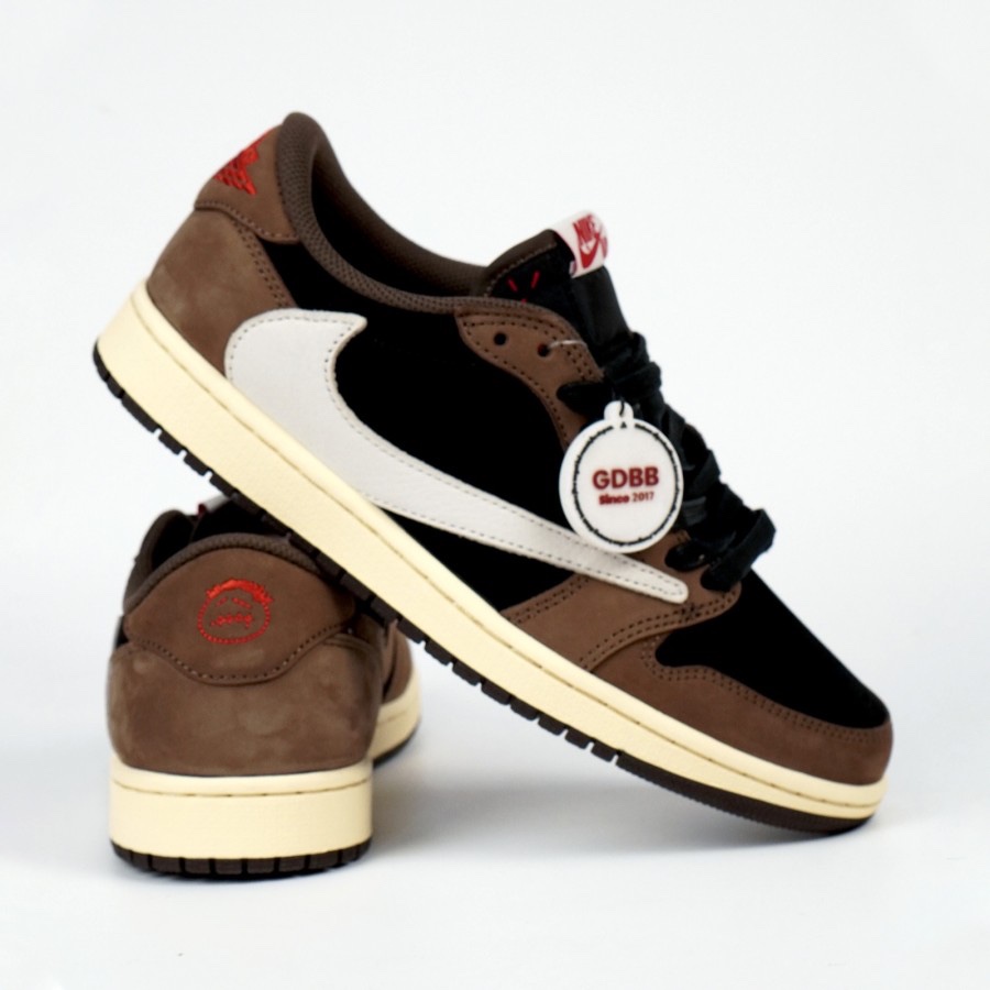 Nike Air Jordan 1 Low OG x Travis Scott Dark Brown Black White authentic - Image 4