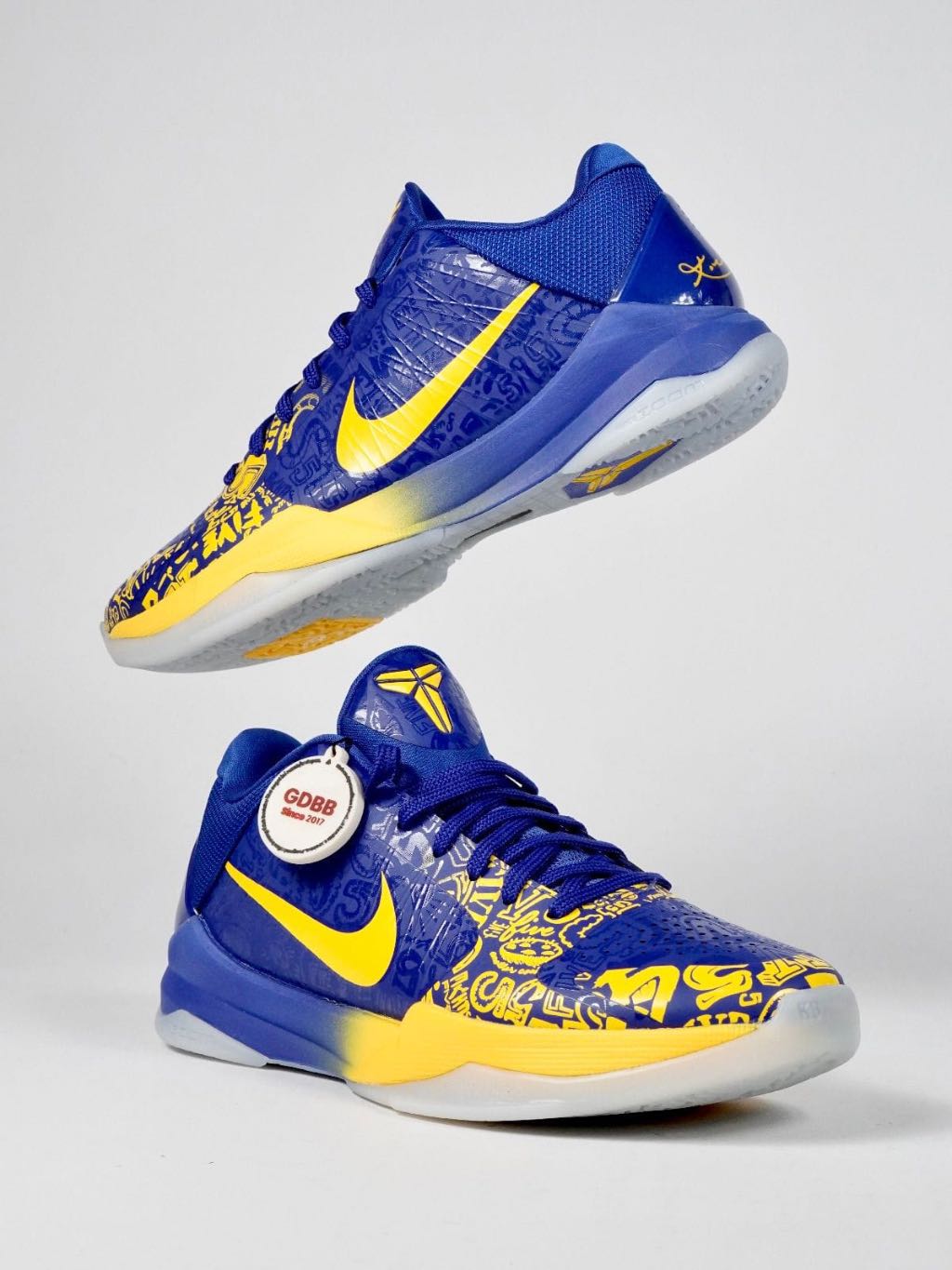 Nike Zoom Kobe 5 Protro 5 Rings Concord Midwest Gold Authentic