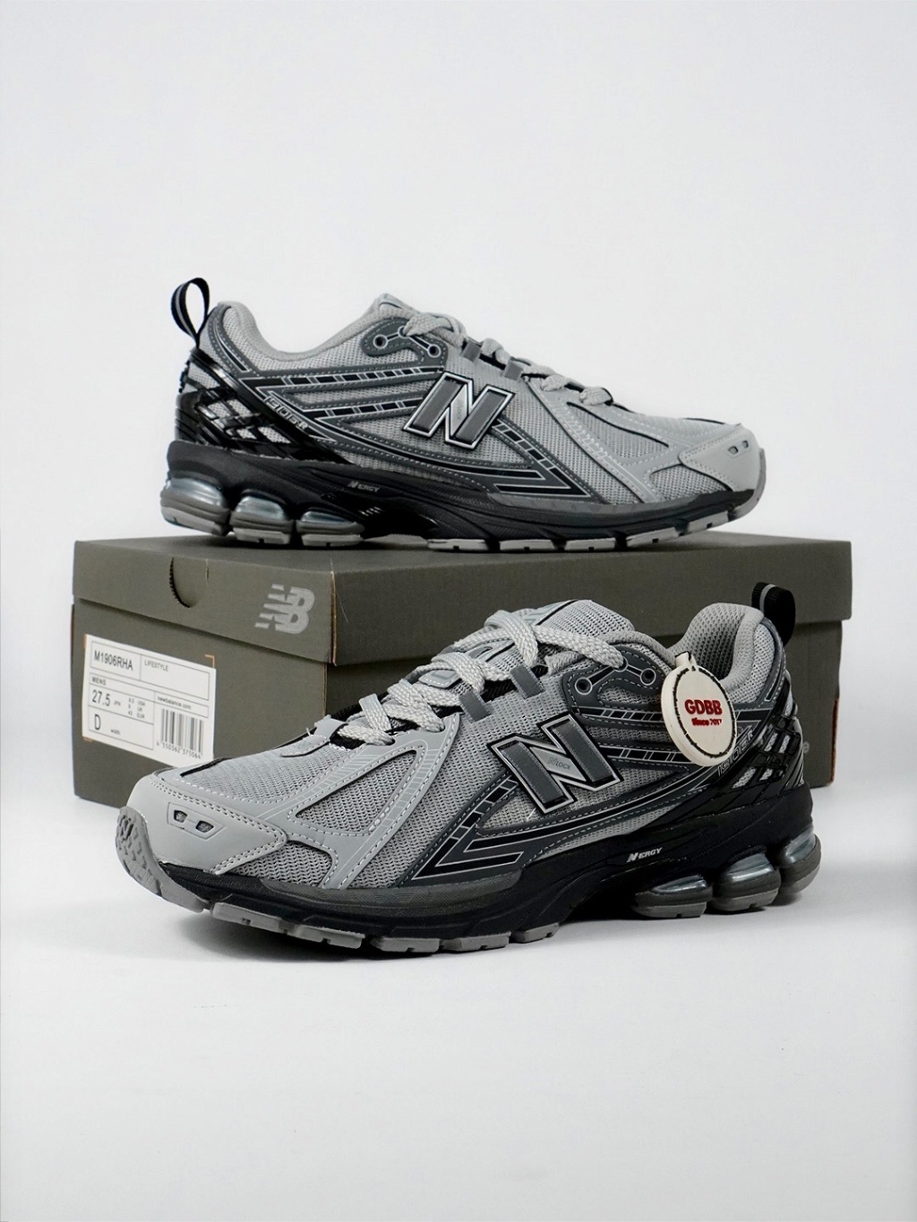 Sepatu New Balance NB 1906R Brighton Grey Black Authentic - Image 5