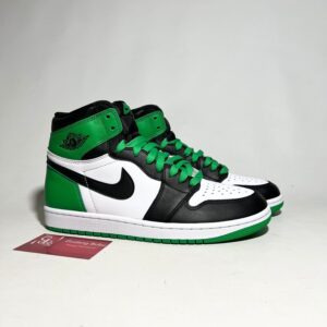 Nike Air Jordan 1 Retro High OG Lucky Green White Black Authentic