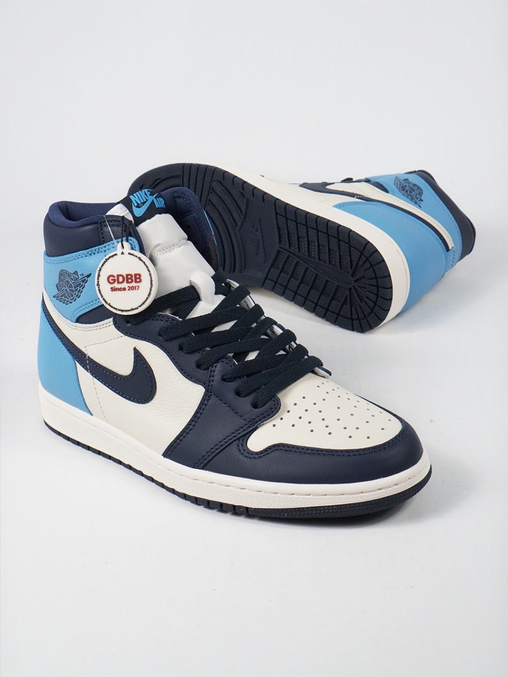 Nike Air Jordan 1 Retro High OG Obsidian Blue UNC Authentic - Image 5