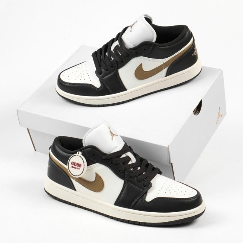 Nike Air Jordan 1 Low Sail Brown Mocha Shadow Brown Mocha Authentic - Image 2