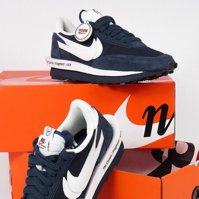 Nike LD Waffle SF Sacai Fragment Design Blackened Blue Void Navy - Image 5