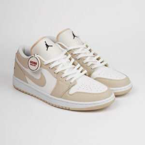 Nike Air Jordan 1 Low SE Sail Rattan University Red Authentic