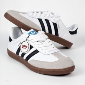 Adidas Samba Vegan White Gum Cloud White Coreblack Authentic
