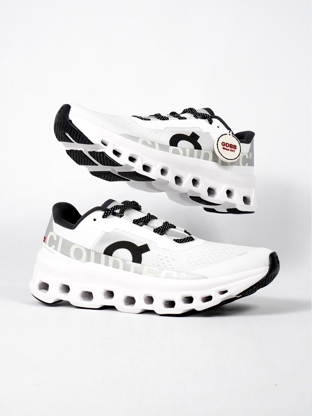 Sepatu Sneakers On Running Cloudmonster Undyed White On Cloudmonster