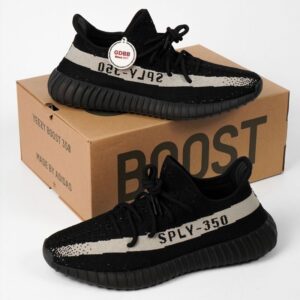Adidas Yeezy 350 Boost V2 Black Oreo 2022 Coreblack White Authentic