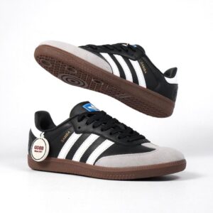 Adidas Samba Vegan Black White Gum Authentic