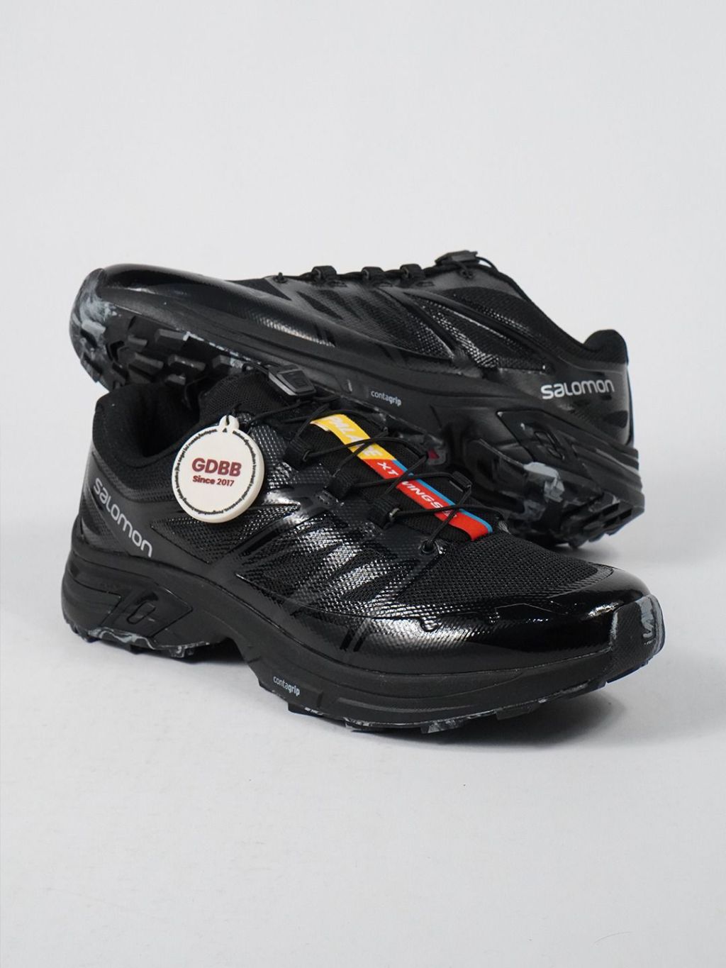Sepatu Salomon PALACE XT Wings 2 Tripleblack Sneakers Authentic - Image 5