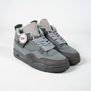 Sepatu Nike Air Jordan 4 SE Paris Olympics Wet Cement Grey Sneakers Authentic