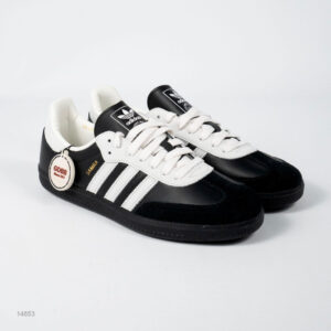Sepatu Adidas Samba OG Black 75TH Anniversary Black White Sneakers Authentic