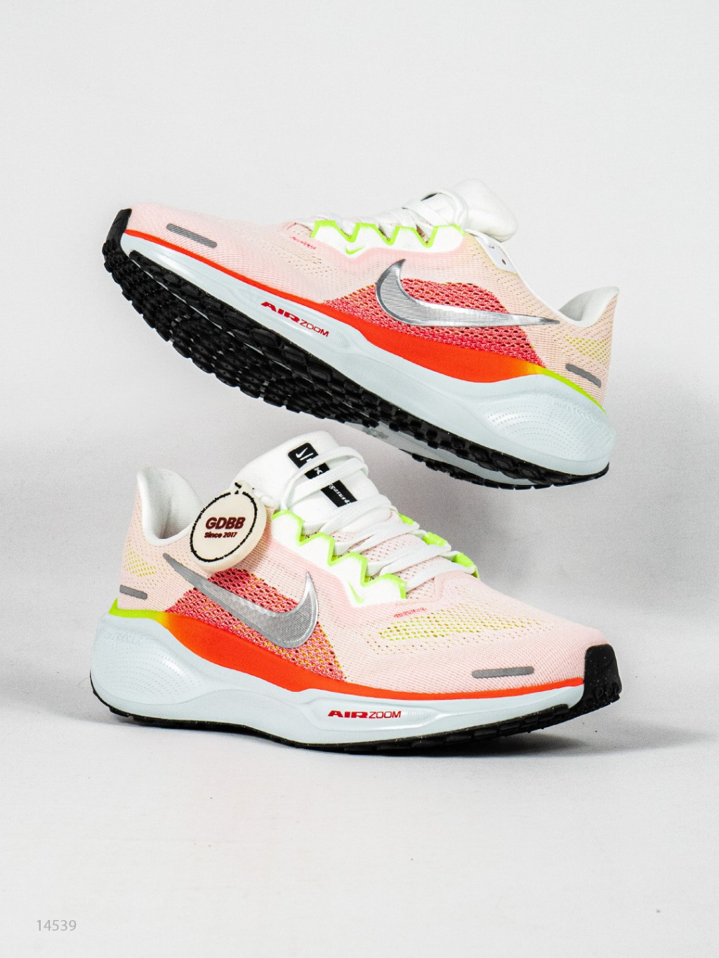 Sepatu Nike Air Zoom Pegasus 41 White Crimson Sneakers Authentic