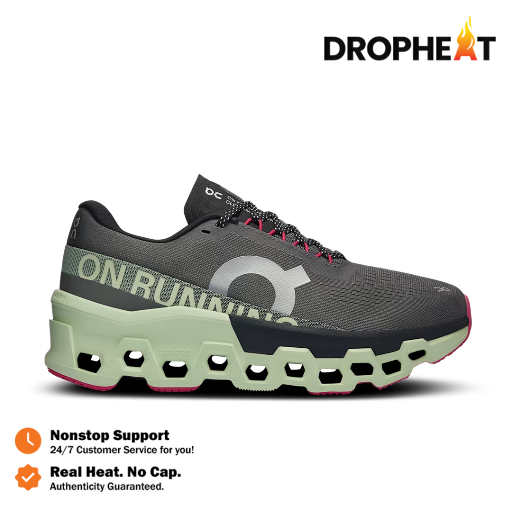 Sepatu On Running On Cloudmonster 2 Asphalt Lima Sneakers Authentic - Image 2