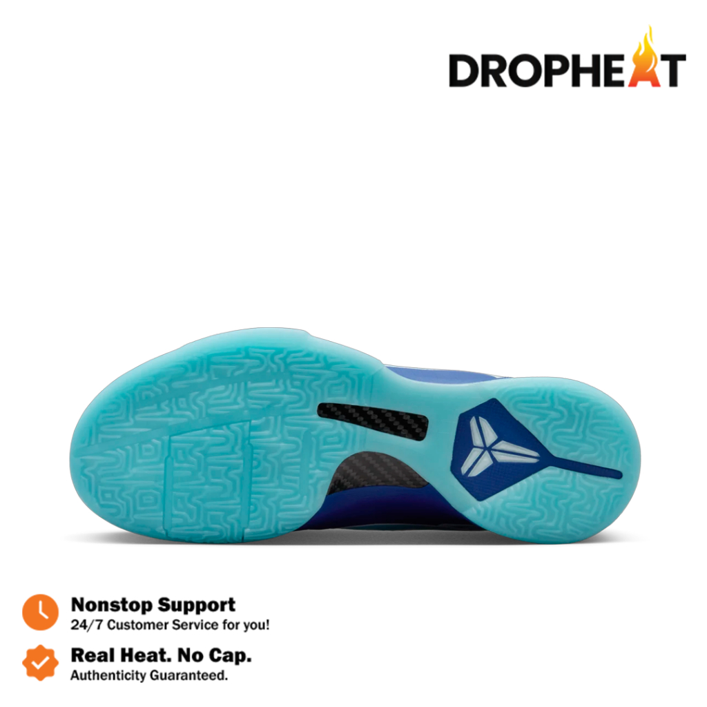 Sepatu Basket Nike Zoom Kobe 5 Protro Xray Skeleton Deep Royal Blue Sneakers Authentic - Image 3