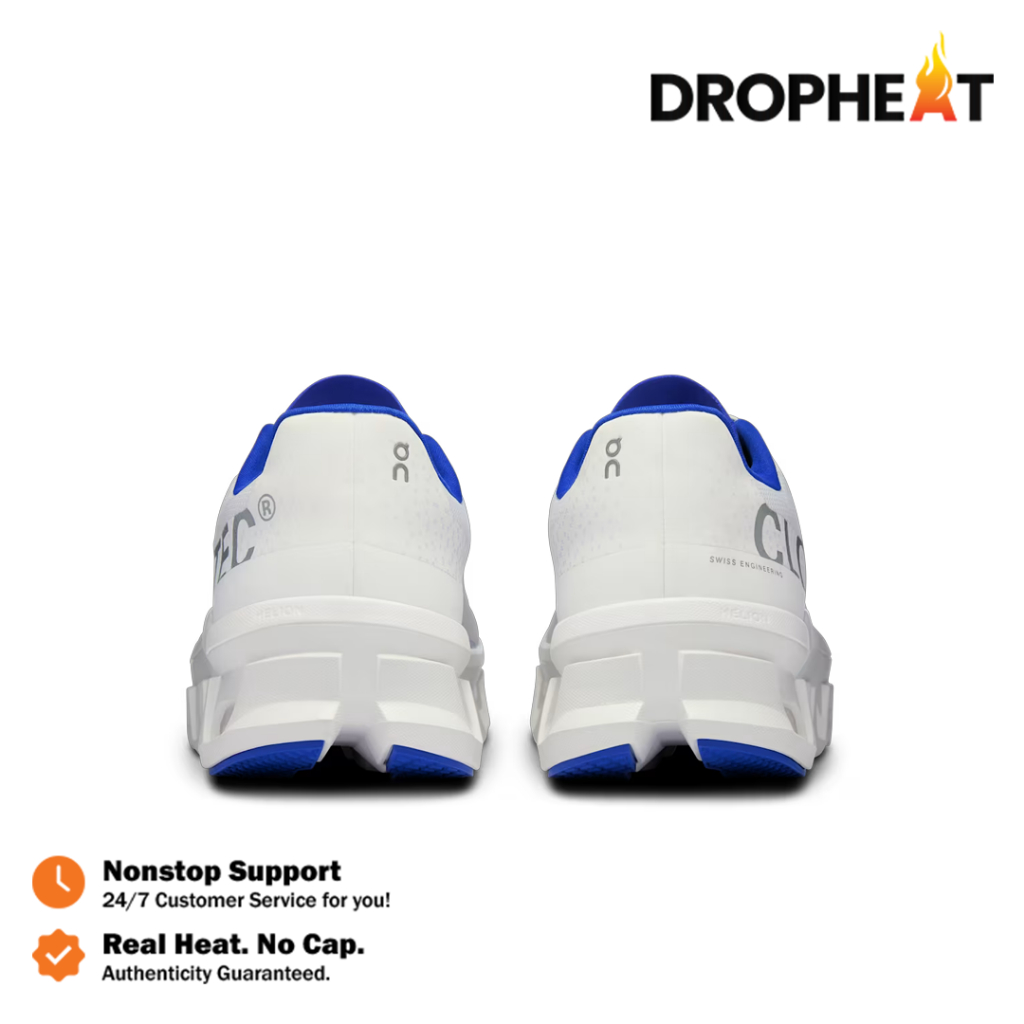 Sepatu Sneakers On Running Cloudmonster White Indigo Blue Authentic Sneakers - Image 3