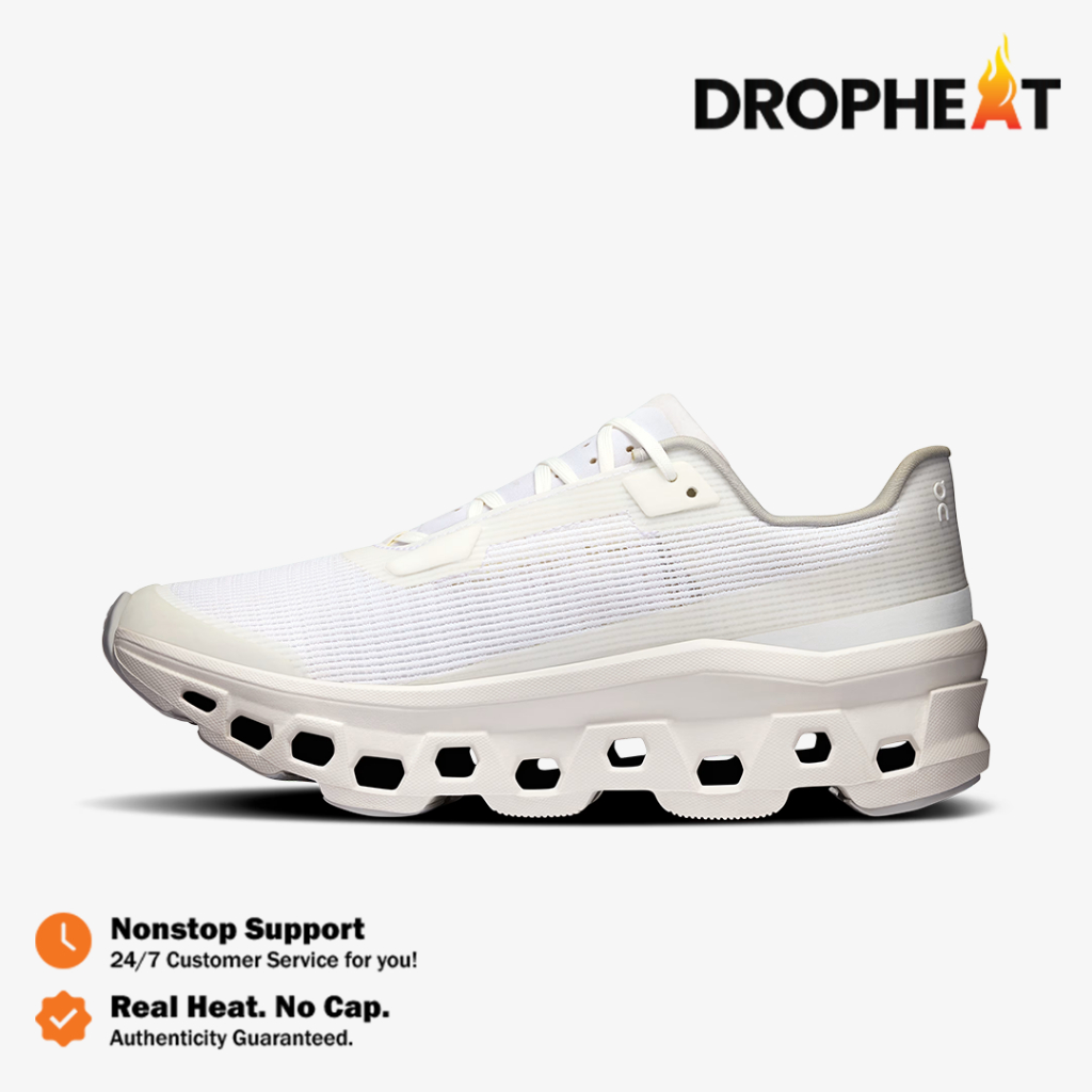 Sepatu On Running On Cloudmonster Void All White Sneakers Authentic - Image 5