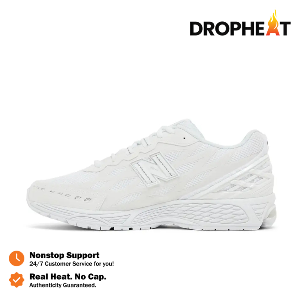 Sepatu New Balance 1906R Triple White Allwhite Sneakers Authentic - Image 5