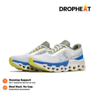 Sepatu On Running On Cloudmonster 2 Distance White Lapis Sneakers Authentic