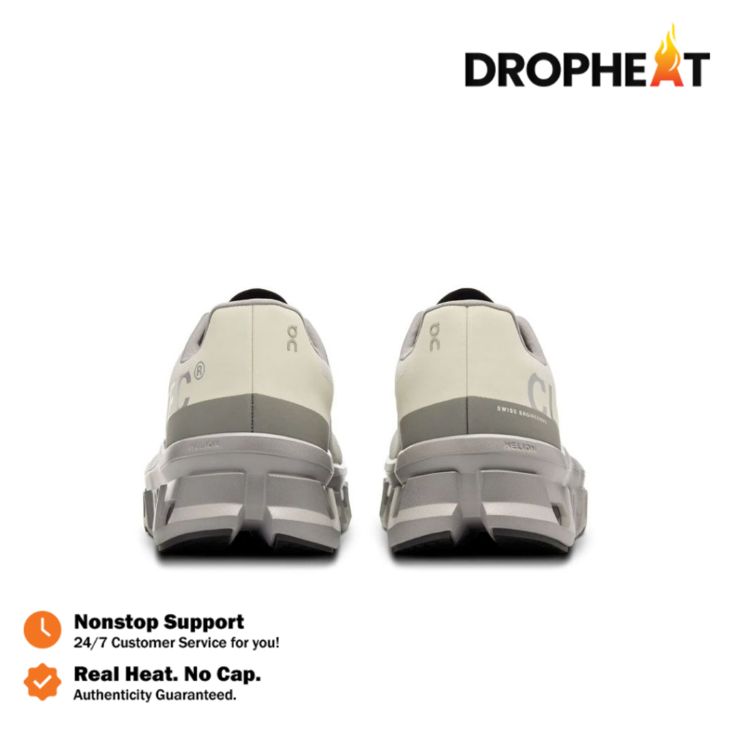 Sepatu On Running On Cloudmonster Ice Alloy Grey White Sneakers Authentic - Image 3