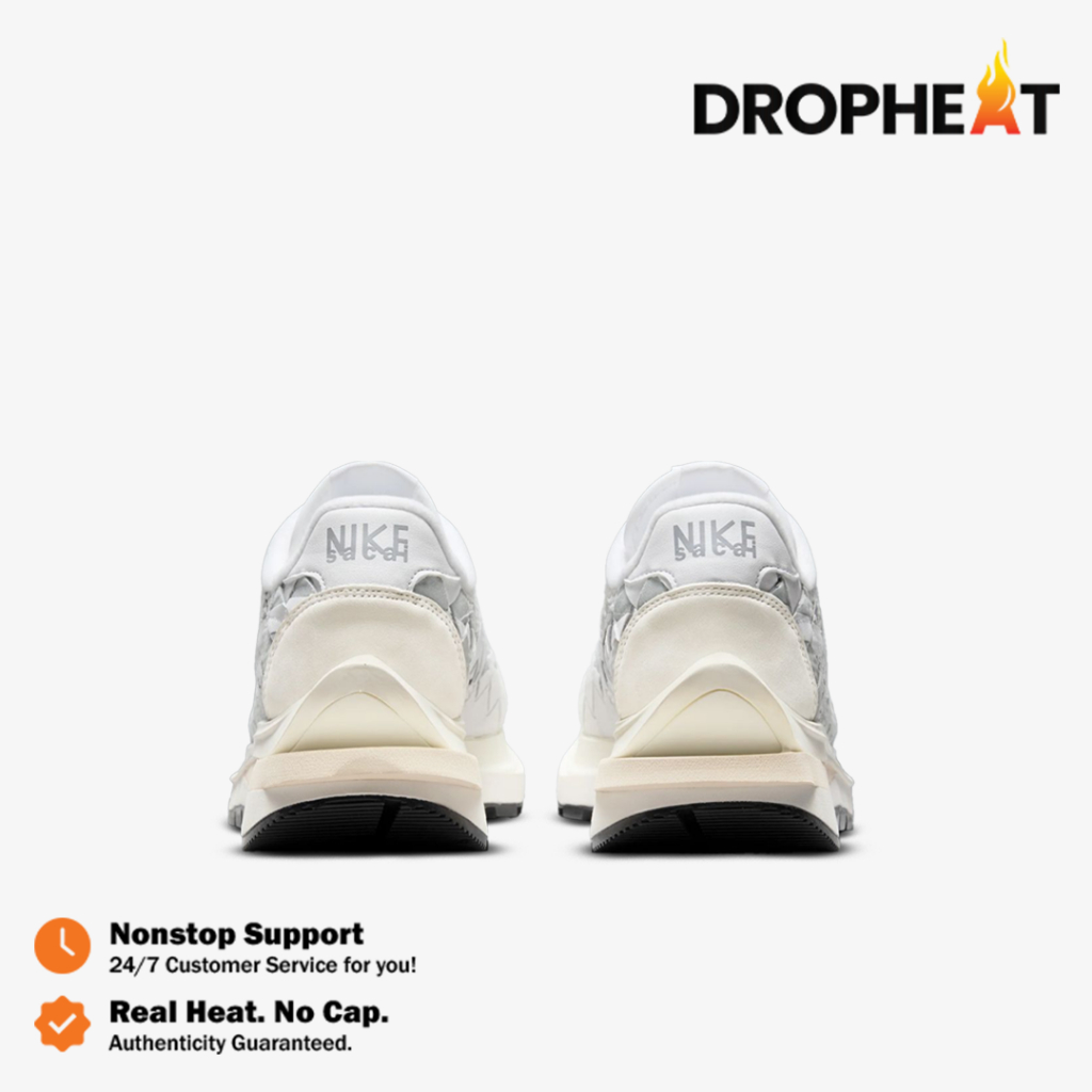 Nike Sacai Vaporwaffle Woven White Jean Paul Gaultier Authentic - Image 4