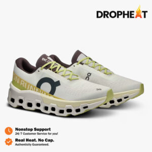 Sepatu On Cloudmonster 2 Undyed Zest Olive Green Yellow Sneakers Authentic