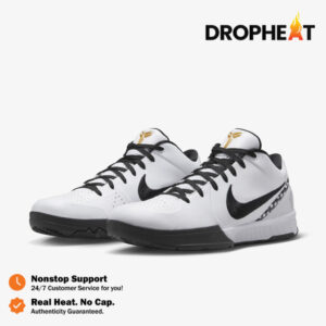 Nike Zoom Kobe 4 Protro Mambacita Gigi Bryant White Black Authentic