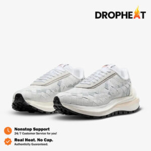 Nike Sacai Vaporwaffle Woven White Jean Paul Gaultier Authentic