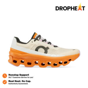 Sepatu On Running On Cloudmonster 2 Fawn Turmeric Orange Authentic