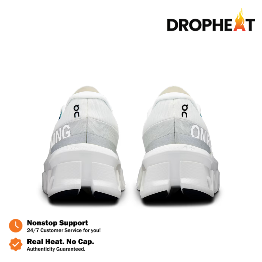 Sepatu On Running On Cloudmonster 2 Swiss Olympic White Orange Rainbow Sneakers Authentic - Image 4