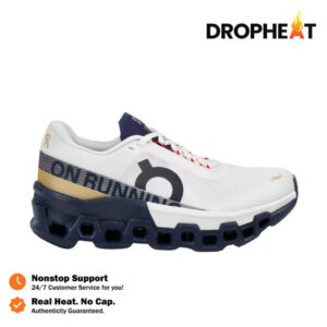 Sepatu On Running On Cloudmonster 2 White Midnight Navy Authentic