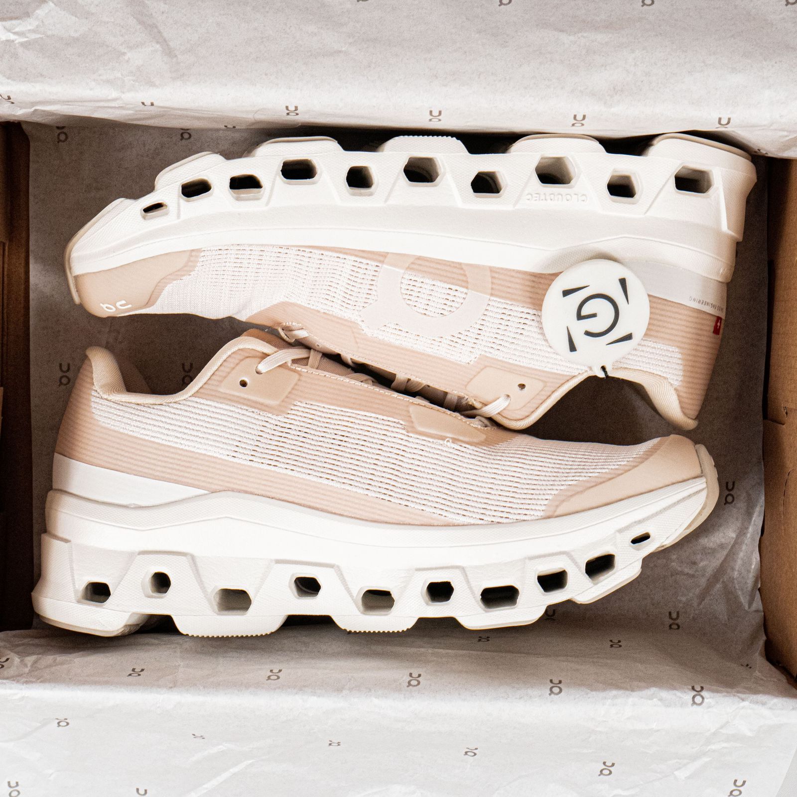 Sepatu On Running On Cloudmonster Void Dew Ivory Womens Sneakers Authentic - Image 5