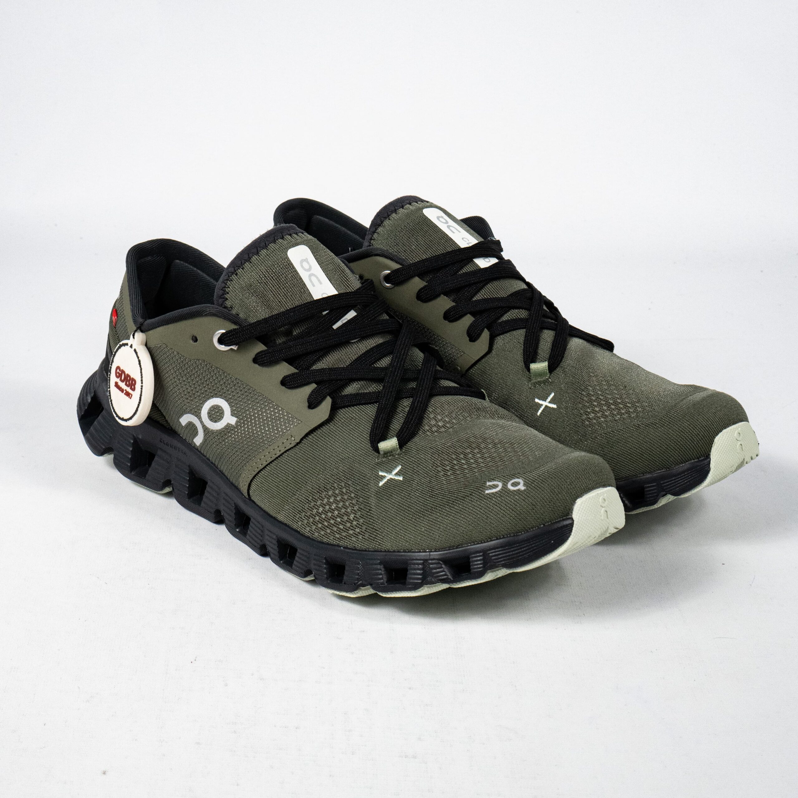 Sepatu On Running On Cloud X3 Olive Reseda Sneakers Authentic