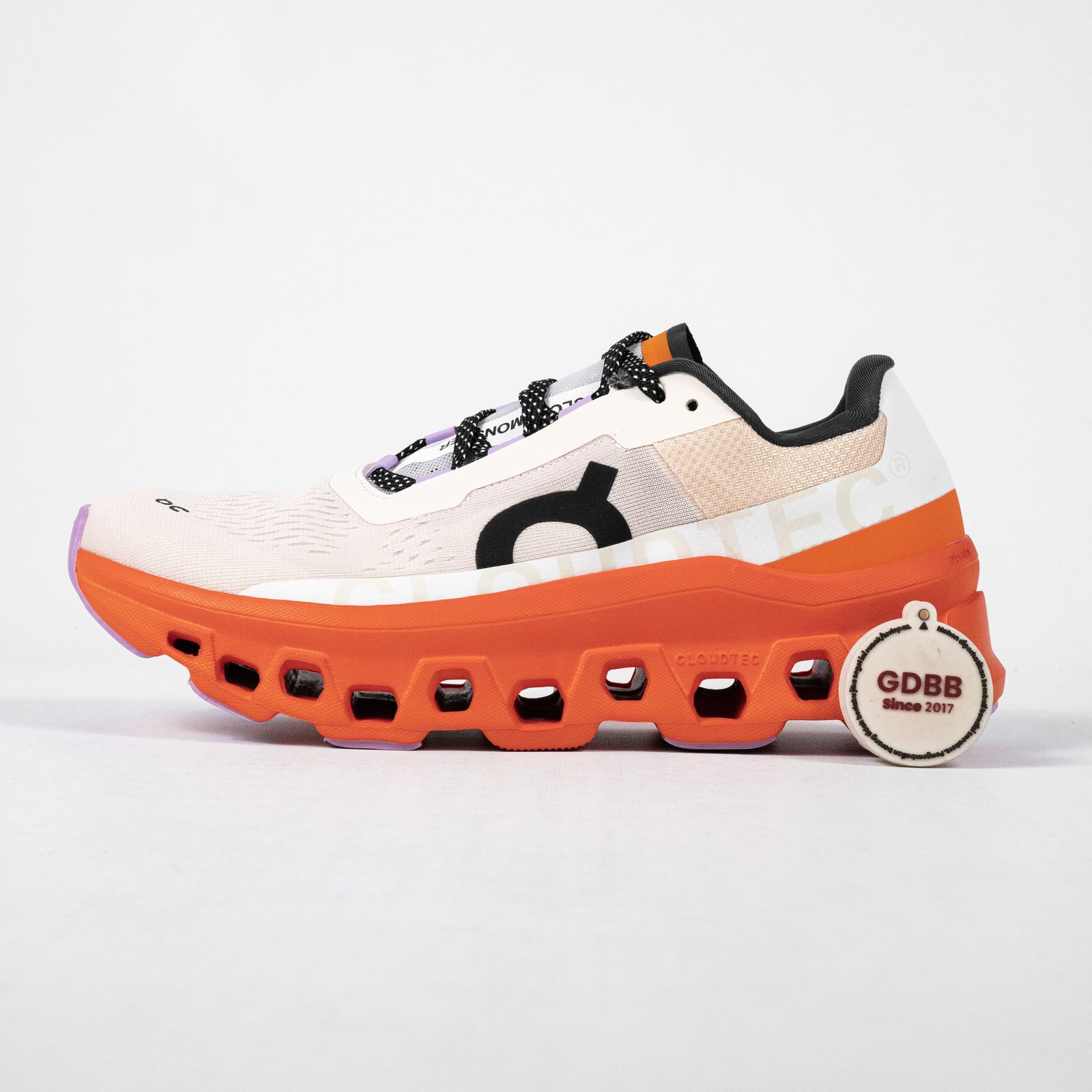 Sepatu On Running On Cloudmonster 2 Fawn Turmeric Orange Authentic - Image 2