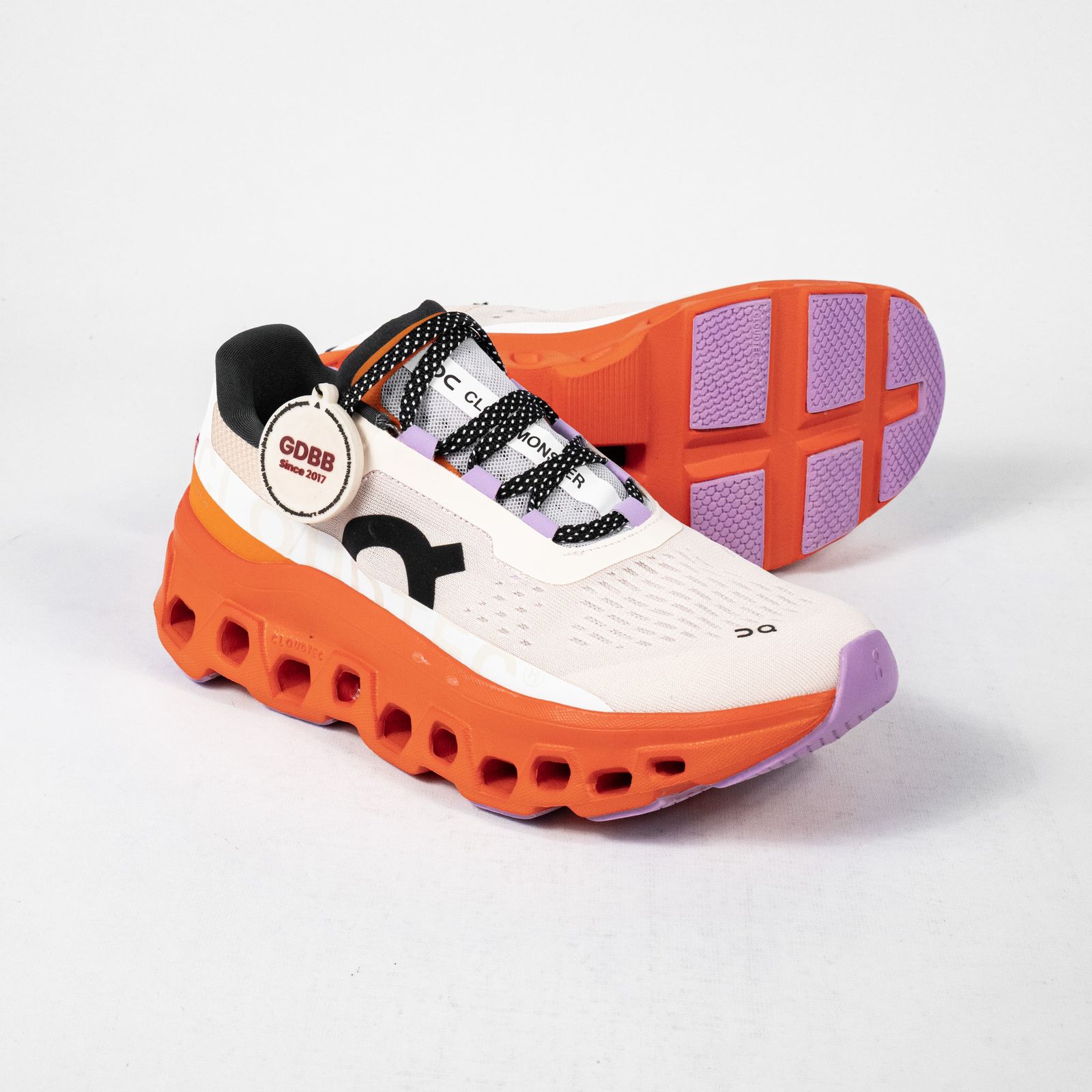 Sepatu On Running On Cloudmonster 2 Fawn Turmeric Orange Authentic - Image 3