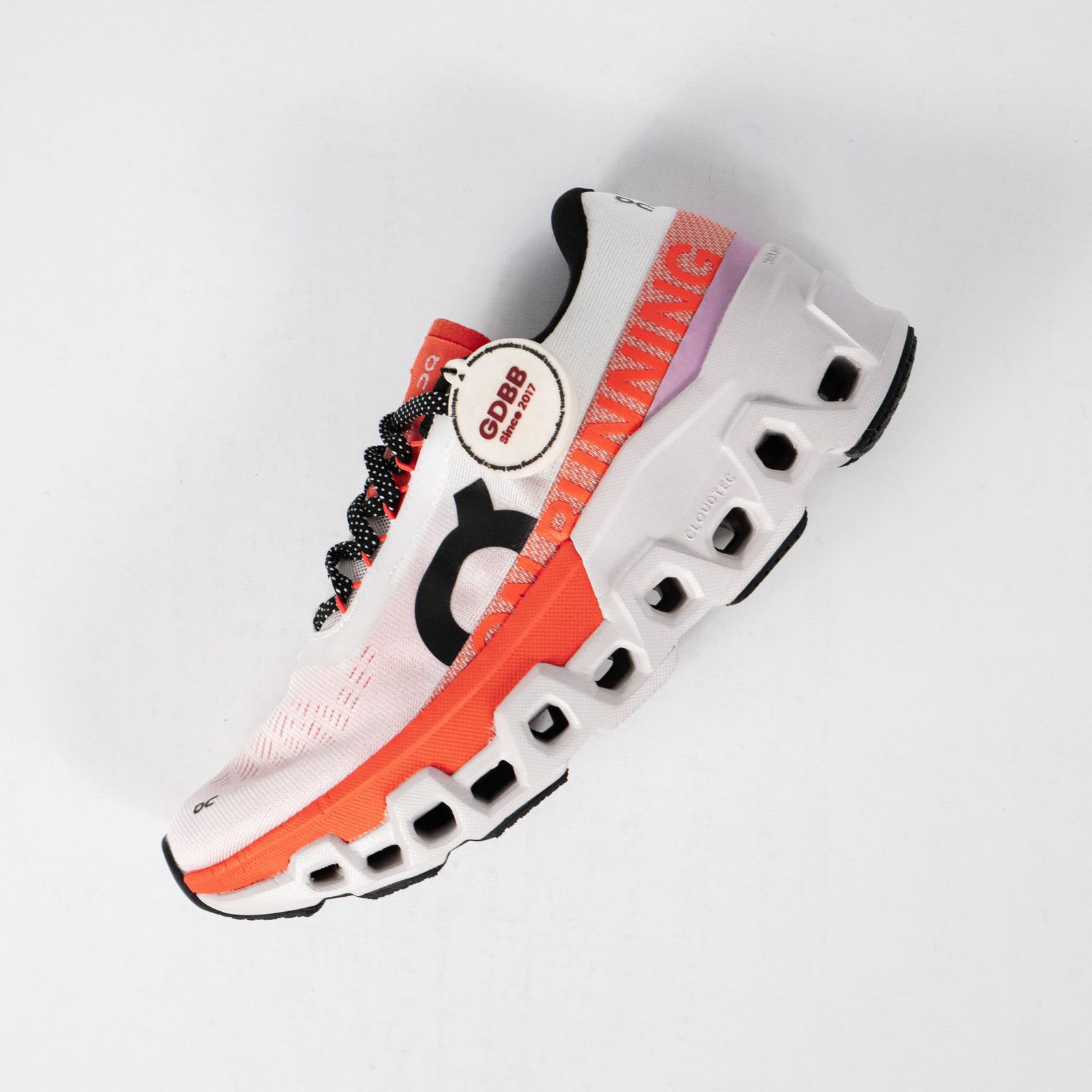 Sepatu On Running On Cloudmonster 2 Undyed Flame Orange Authentic - Image 2