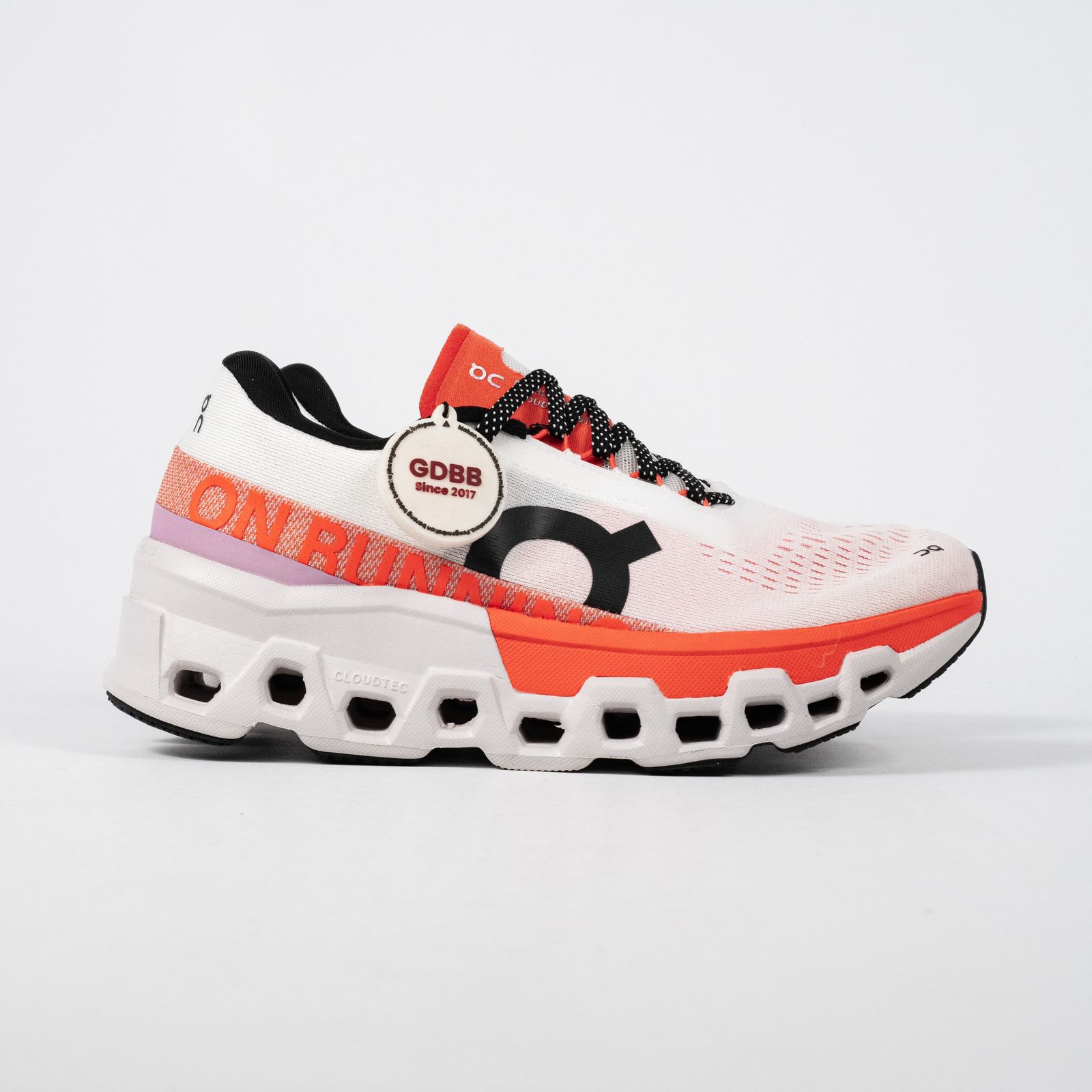 Sepatu On Running On Cloudmonster 2 Undyed Flame Orange Authentic - Image 3