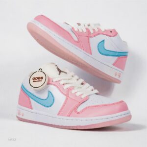 Sepatu Nike Air Jordan 1 Low SE Paw Print Pink Foam Sneakers Authentic