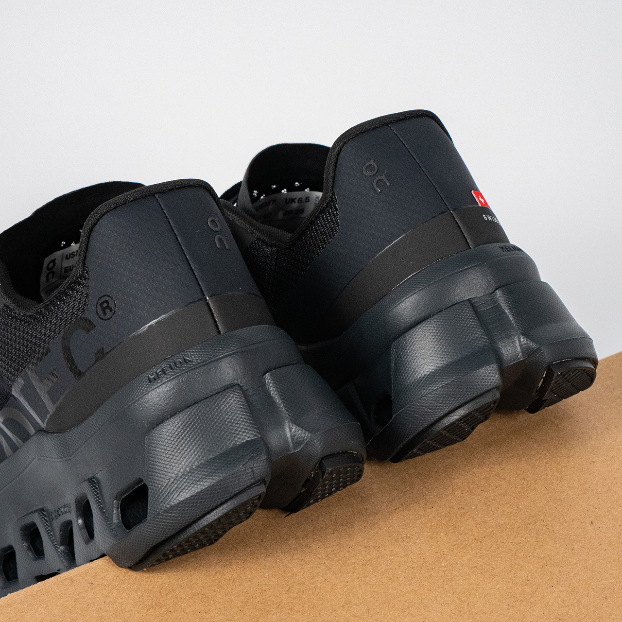 Sepatu On Running On Cloudmonster Allblack Sneakers Authentic - Image 2