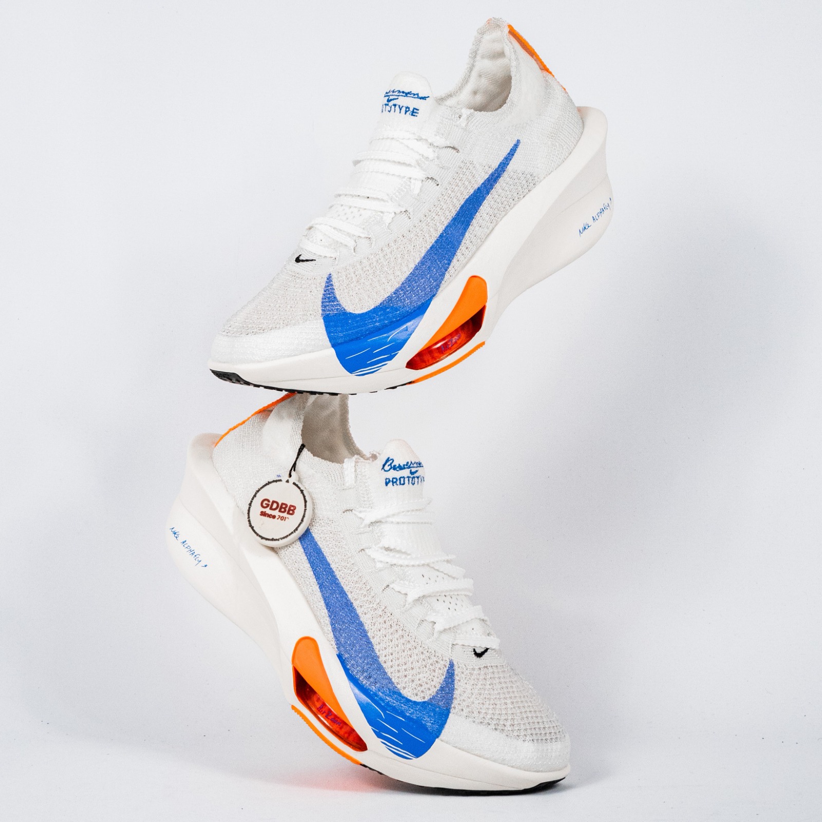 Sepatu Nike Alphafly Next% 3 Prototype Bowerman Blueprint Sneakers Authentic - Image 5