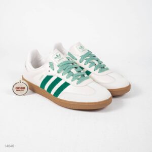 Sepatu Adidas Samba OG Off White Court Green Sneakers Authentic